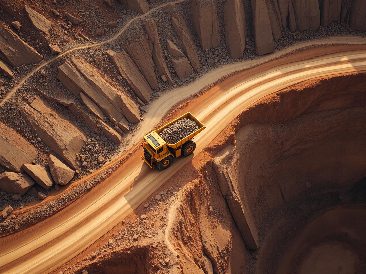 Mine à ciel ouvert — activité minière en RDC